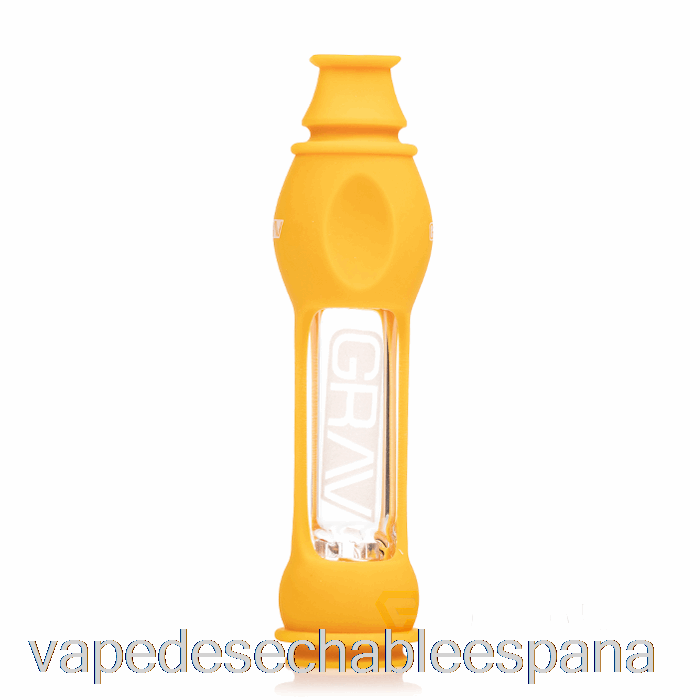 Vape Desechable España Grav Octo-taster Con Piel De Silicona Amarillo Mostaza